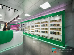 Modern Tobacco Shop Display Racks Cigarette Shelving