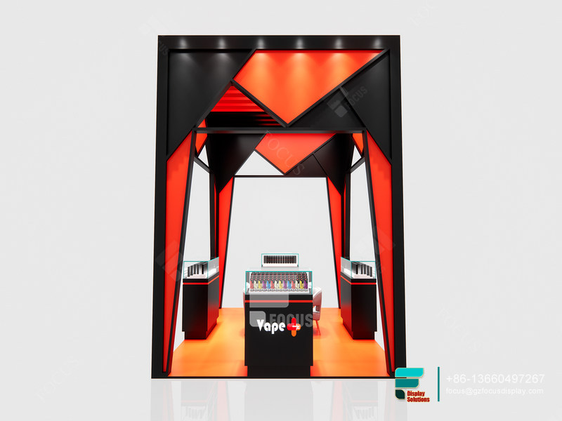 Modern Smoke Shop Countertop Displays Dispensary Kiosk