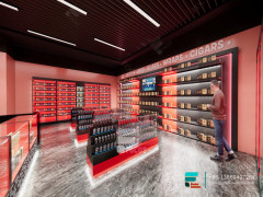 Smoke Shop Display Rack Tobacco Cabinet Modern Dispensary Design