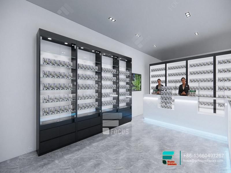 Tobacco Display Cabinet Pharmacy Dispensary Shelving