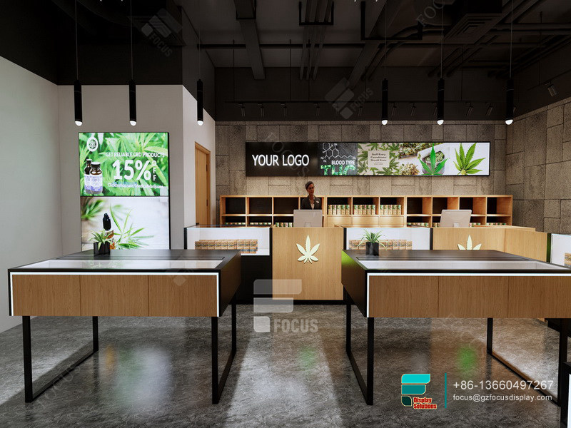 Smoke Shop Window Display Cabinet Glass Cigarette Counter
