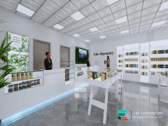 Smoke Shop Decoration Counter Top Display Cigarette