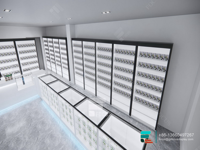 Tobacco Display Cabinet Pharmacy Dispensary Shelving