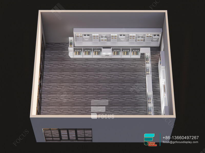 Smoke Shop Display Cases Retail Glass Display Cabinet For Sale