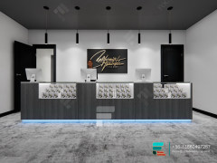 Customize Cigarette Cabinets LED Glass Shelf For Sale