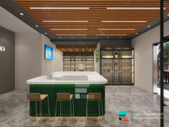 Dispensary Counter Countertop Glass Display Cigarette Shelving