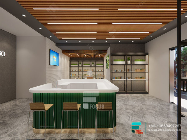 Dispensary Counter Countertop Glass Display Cigarette Shelving