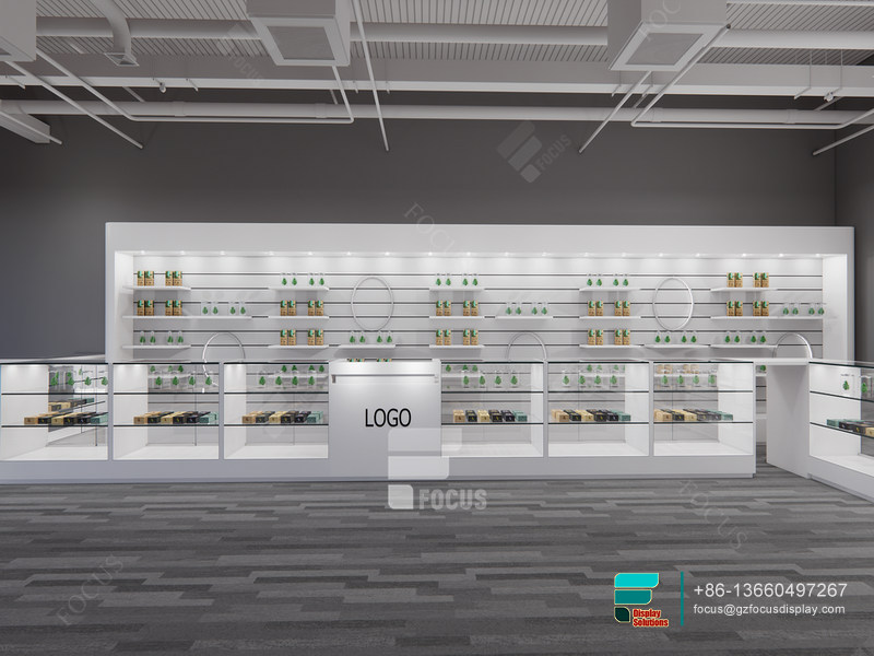 Smoke Shop Display Cases Retail Glass Display Cabinet For Sale
