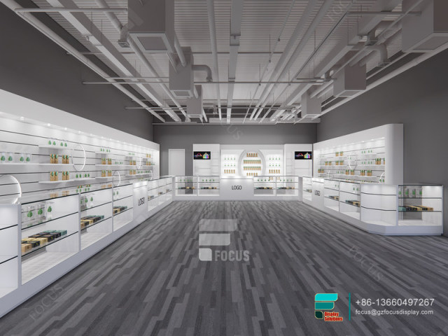 Smoke Shop Display Cases Retail Glass Display Cabinet For Sale