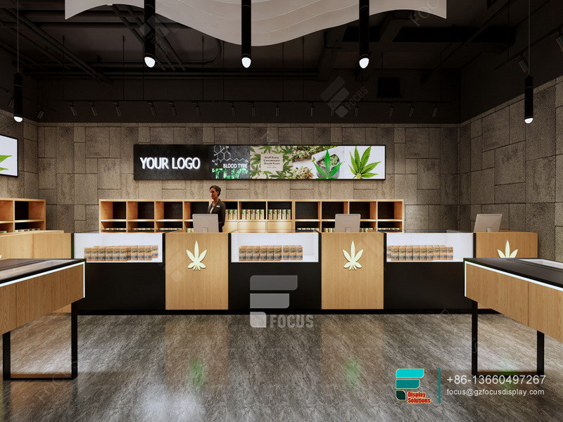 Smoke Shop Window Display Cabinet Glass Cigarette Counter