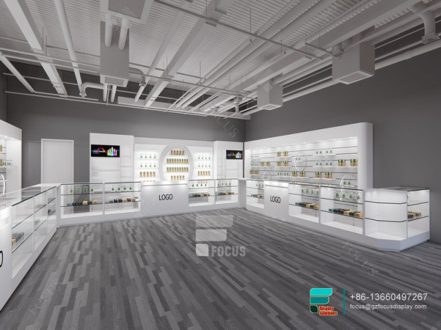 Smoke Shop Display Cases Retail Glass Display Cabinet For Sale