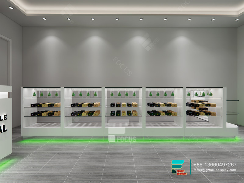 Cigar Display Case Glass Display Cabinet With Lights
