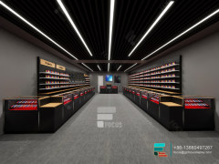 Custom Smoke Shop Furniture Retail Glass Display Case