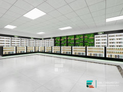 Commercial Dispensary Display Counters Vape Shop Design