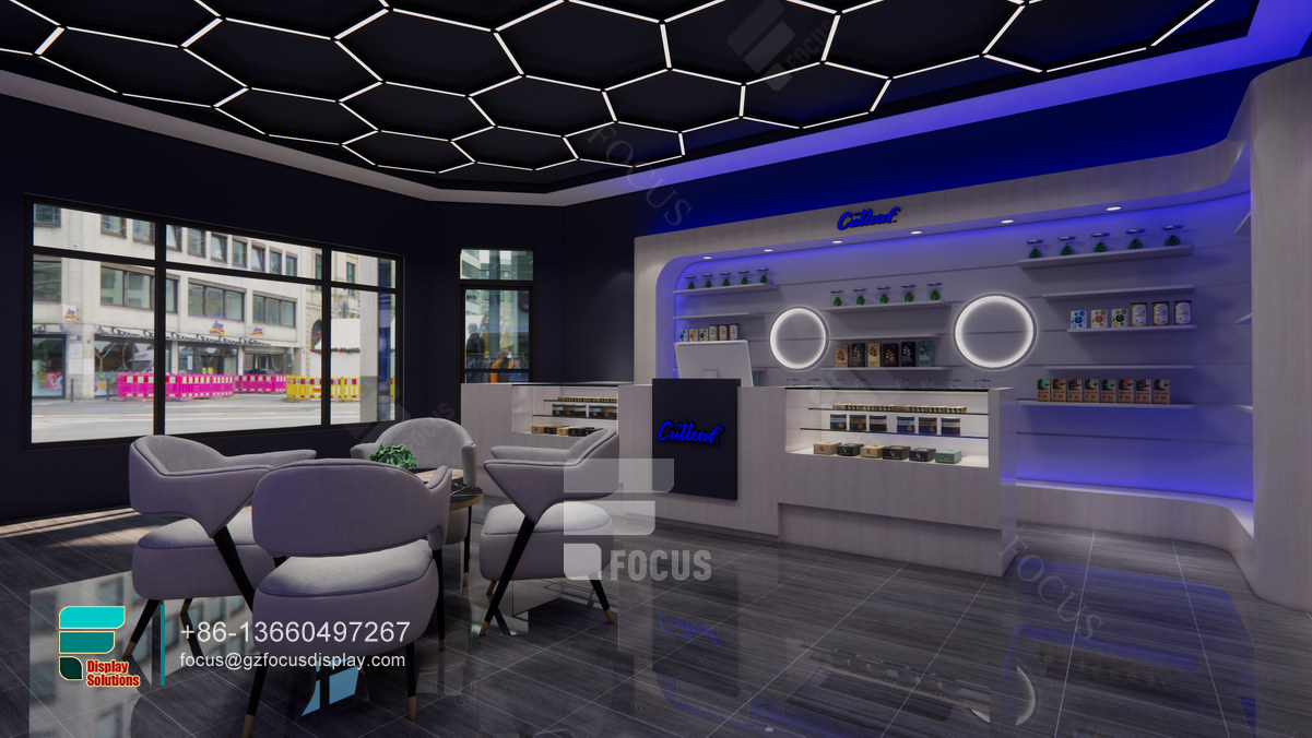 cigar shop design retail displays custom smoke cabinets