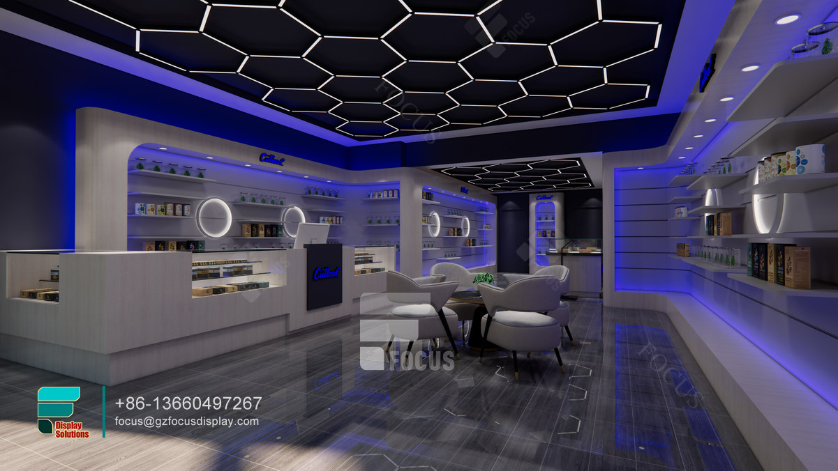 cigar shop design retail displays custom smoke cabinets