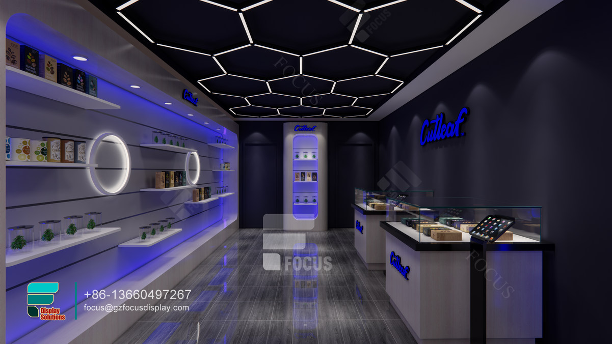 cigar shop design retail displays custom smoke cabinets