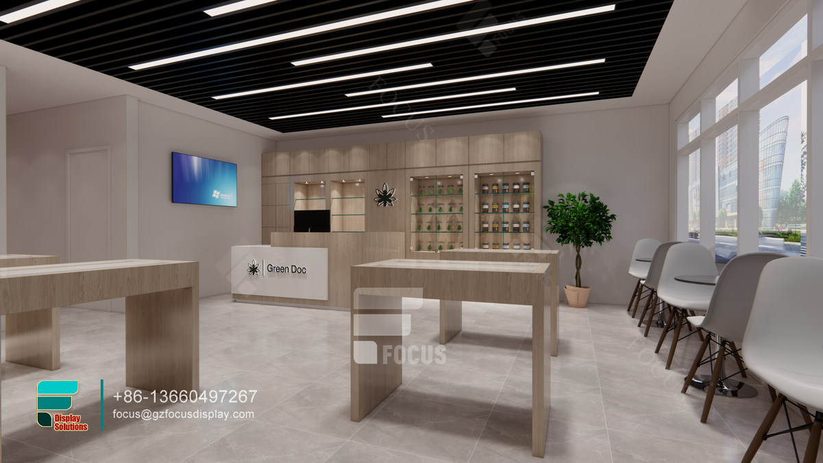 e cigarette display cabinet glasses stand for retail store