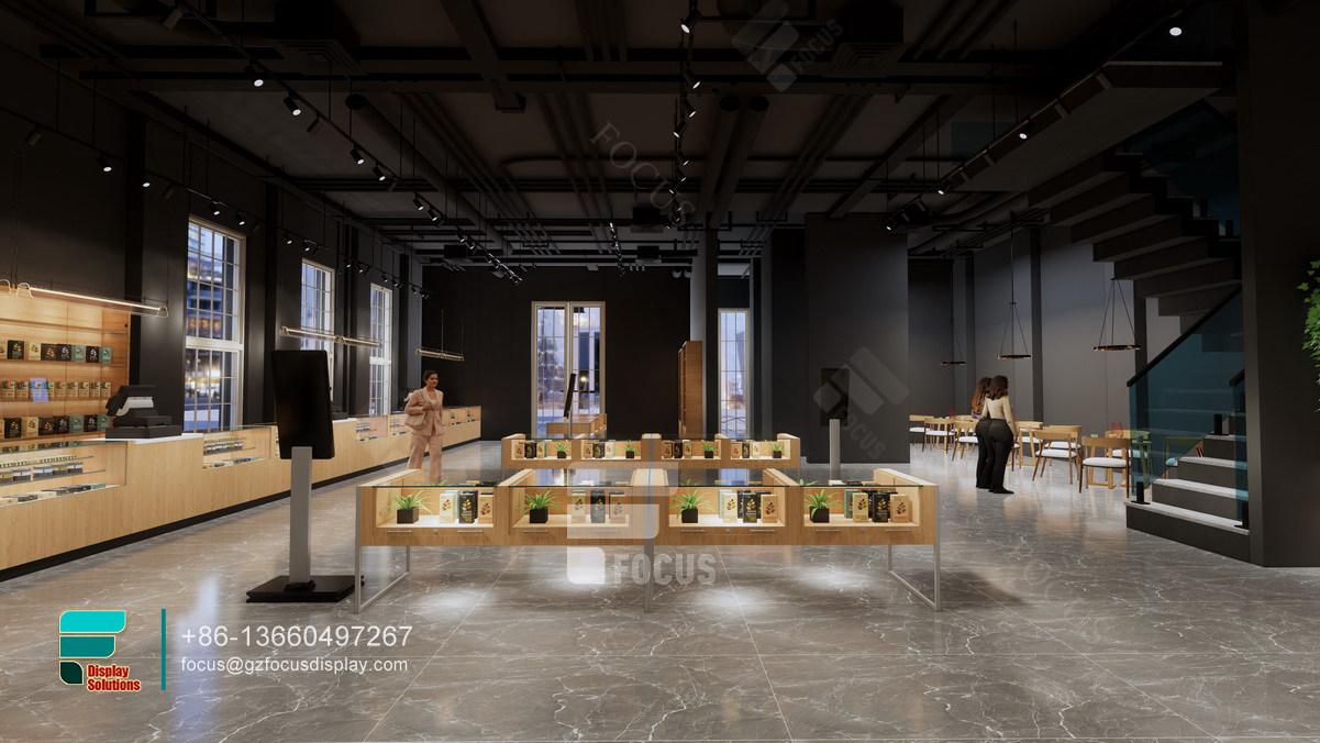 smoke shop designs standing clear glass display counter tobacco