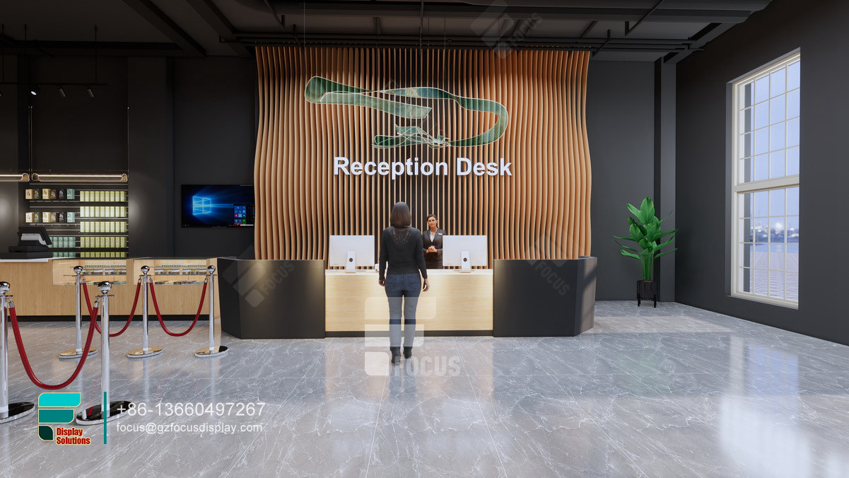 smoke shop designs standing clear glass display counter tobacco