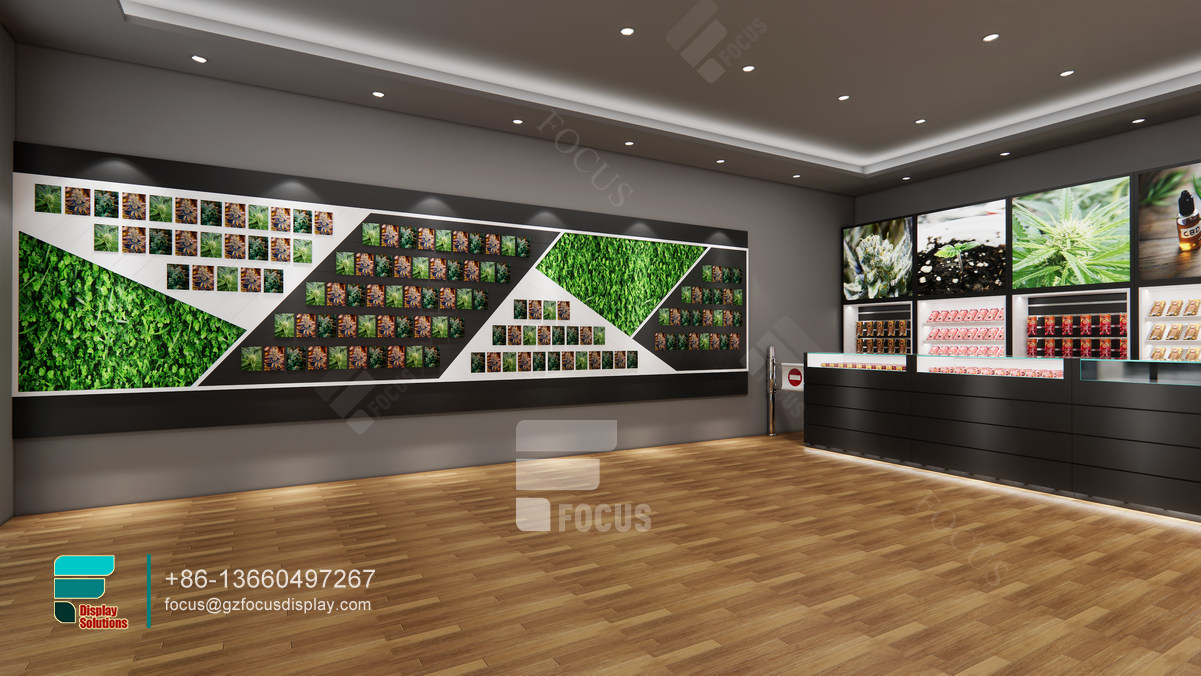 tobacco store design tall glass cabinet smoke shop fixtures