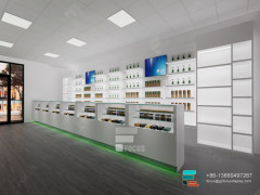 Dispensary Store Design Showcase Glass Tobacco Display Rack