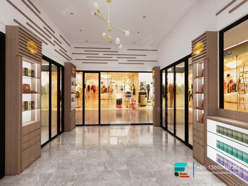 Pharmacy Dispensary Layout Design Large Glass Cabinets