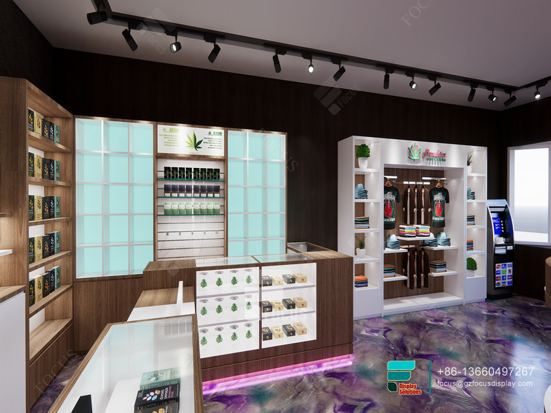 Smoke Shop Display Racks Boutique Dispensary Interior Design