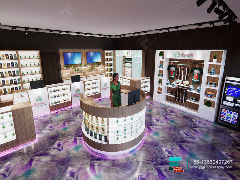 Smoke Shop Display Racks Boutique Dispensary Interior Design