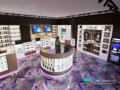 Smoke Shop Display Racks Boutique Dispensary Interior Design