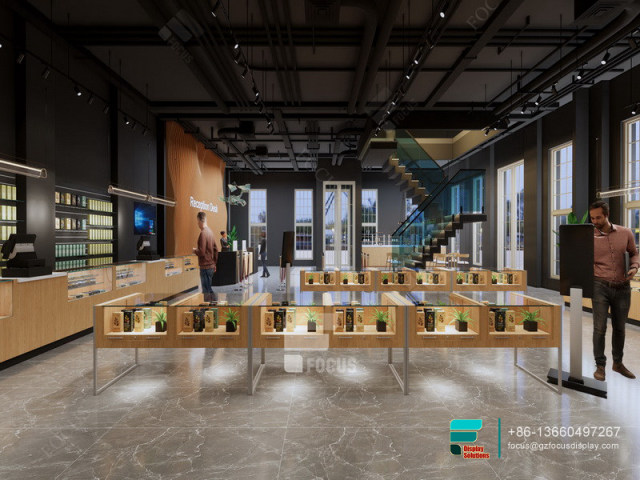 Smoke Shop Designs Standing Clear Glass Display Counter Tobacco