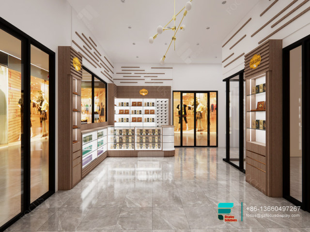 Pharmacy Dispensary Layout Design Large Glass Cabinets