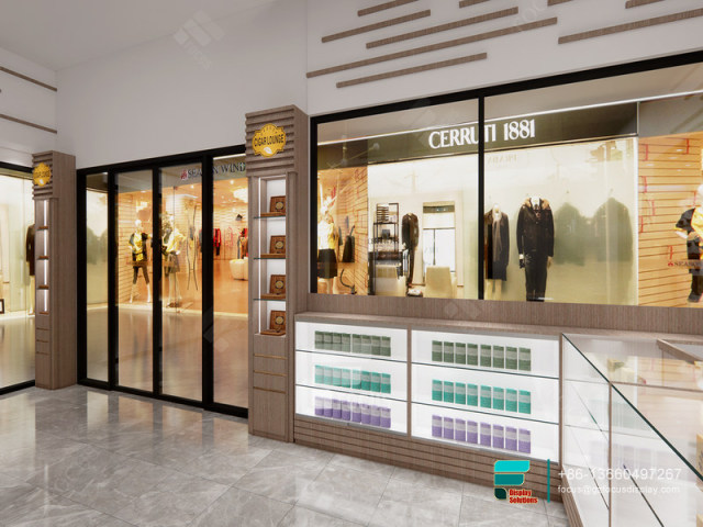 Pharmacy Dispensary Layout Design Large Glass Cabinets