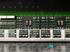 Showcase Smoke Shop Glass Shelves For Retail Store
