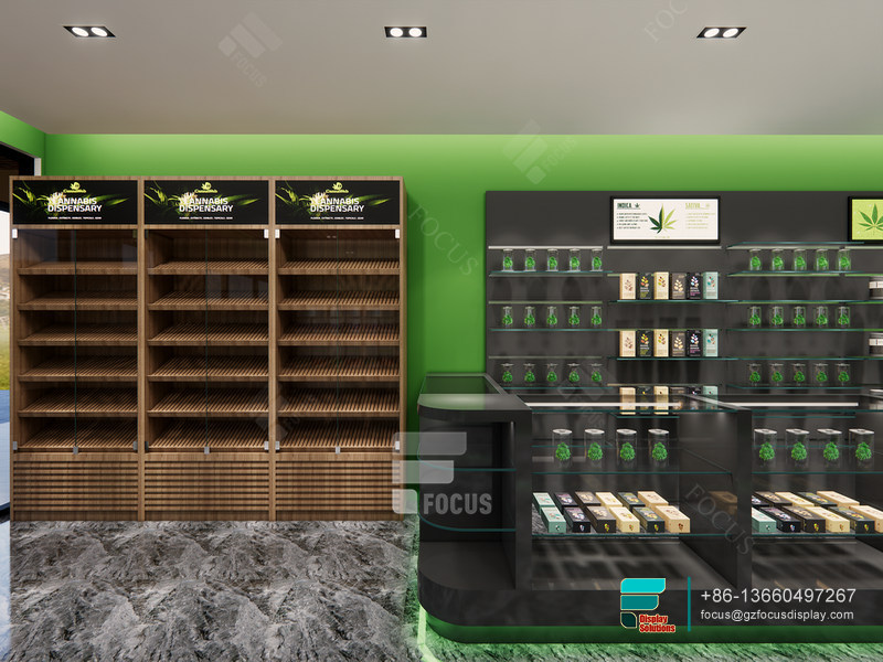 Dispensary Retail Displays Glass Cabinets Smoke Shop Design