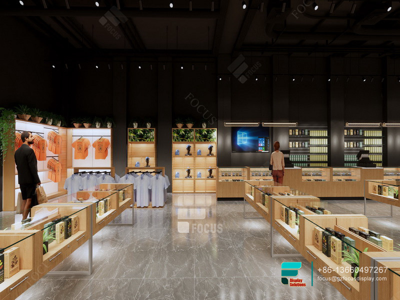 Smoke Shop Designs Standing Clear Glass Display Counter Tobacco