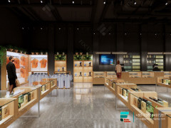 Smoke Shop Designs Standing Clear Glass Display Counter Tobacco