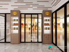 Pharmacy Dispensary Layout Design Large Glass Cabinets