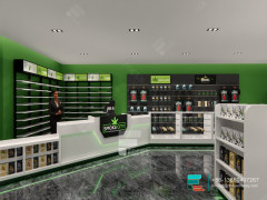 Cannabis Dispensary Design And Construction Glass Display