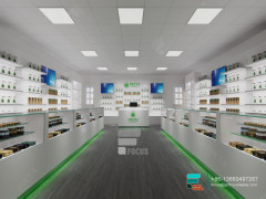 Dispensary Store Design Showcase Glass Tobacco Display Rack