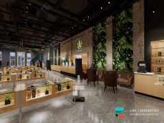 Smoke Shop Designs Standing Clear Glass Display Counter Tobacco