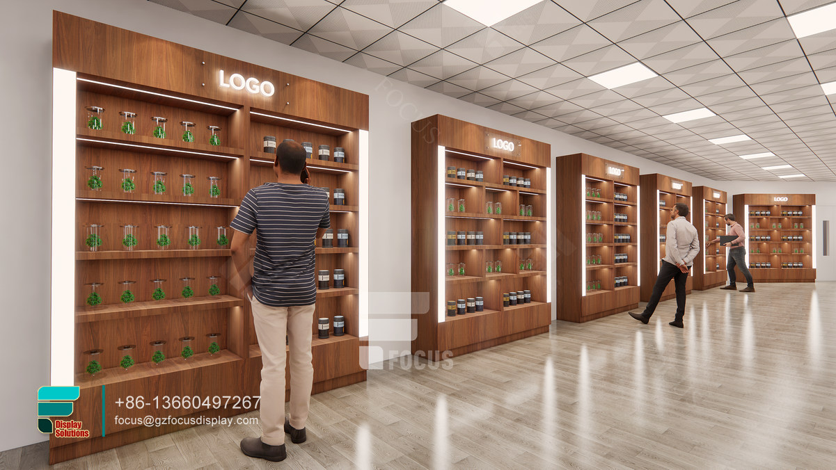 tobacco shelf display shelves modern smoke shop design
