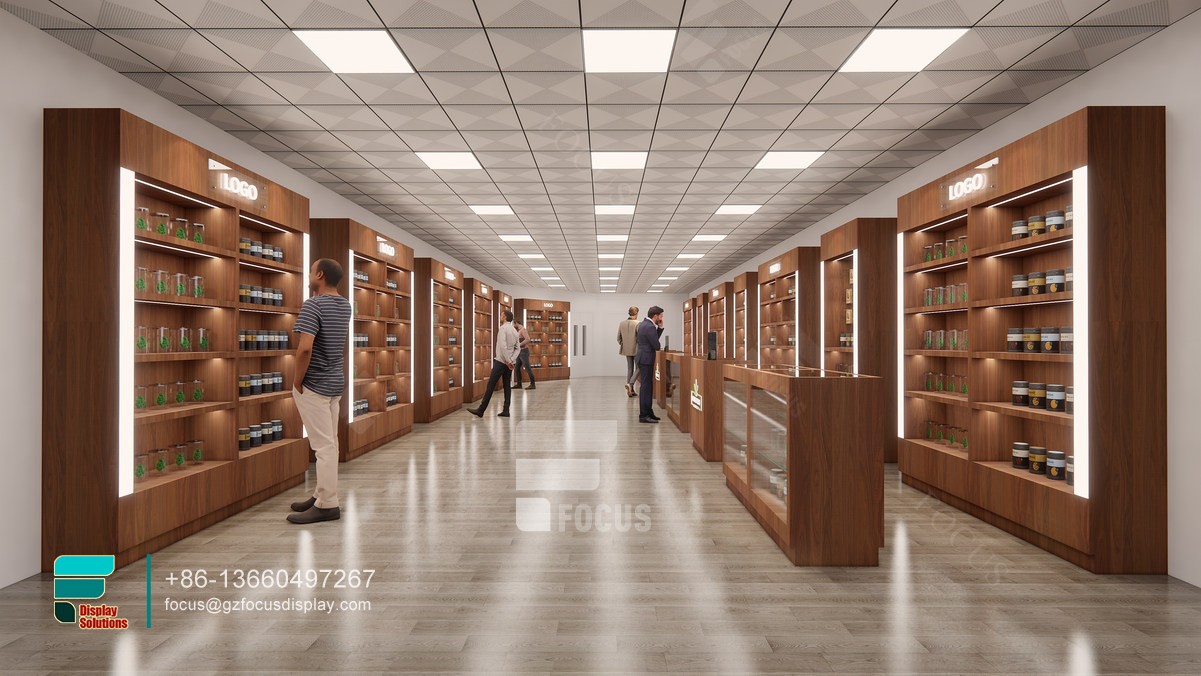 tobacco shelf display shelves modern smoke shop design