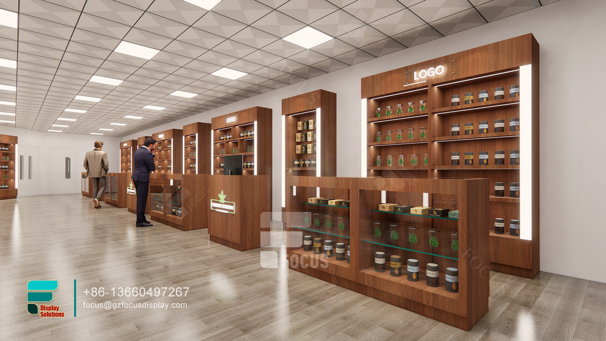 tobacco shelf display shelves modern smoke shop design