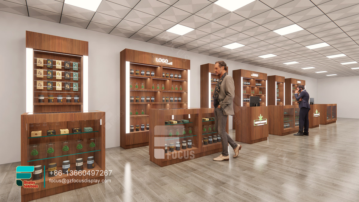 tobacco shelf display shelves modern smoke shop design