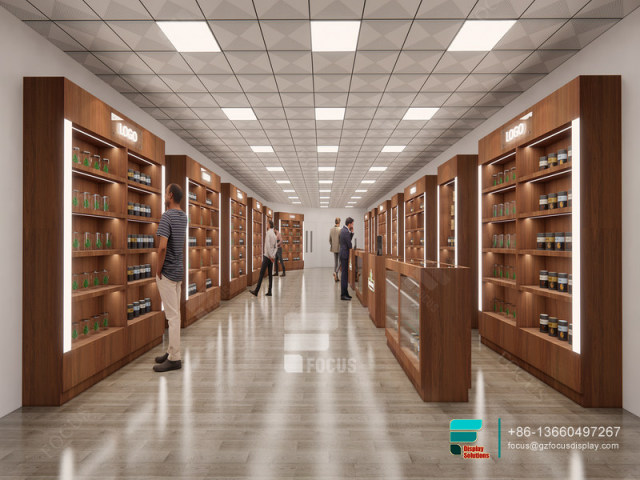Tobacco Shelf Display Shelves Modern Smoke Shop Design
