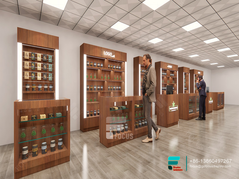 Tobacco Shelf Display Shelves Modern Smoke Shop Design