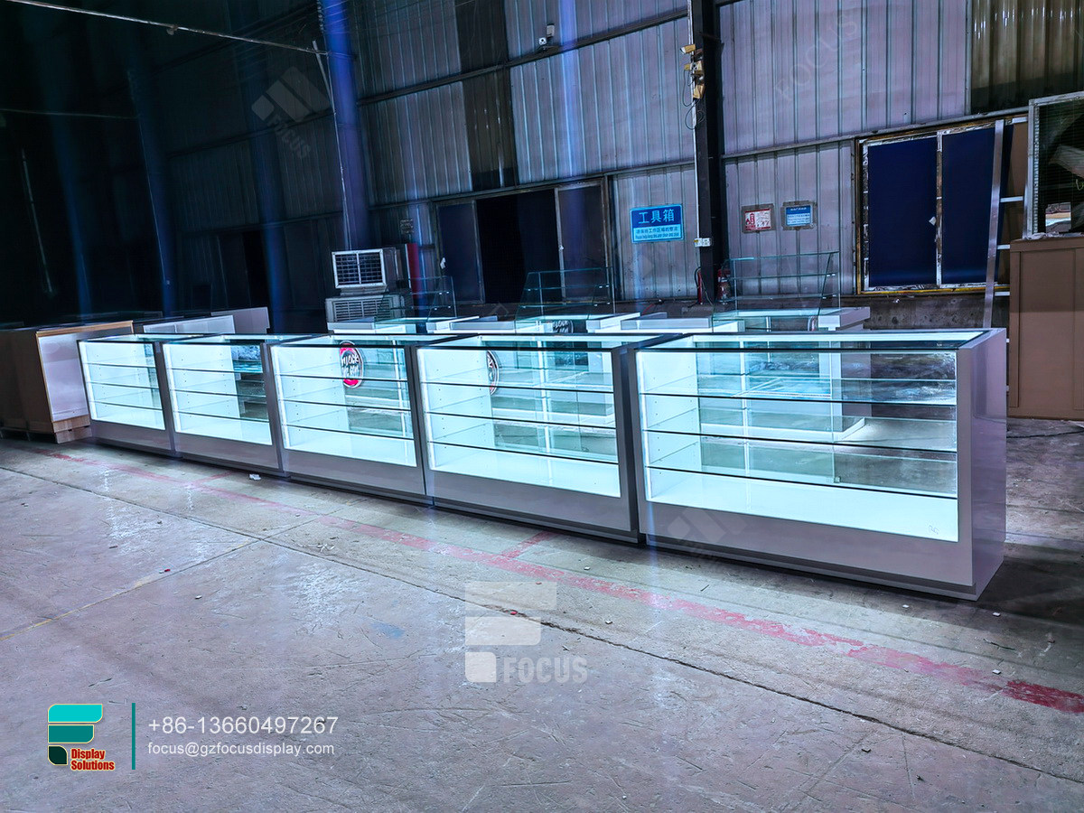 cannabis dispensary retail display showcase counters cabinet