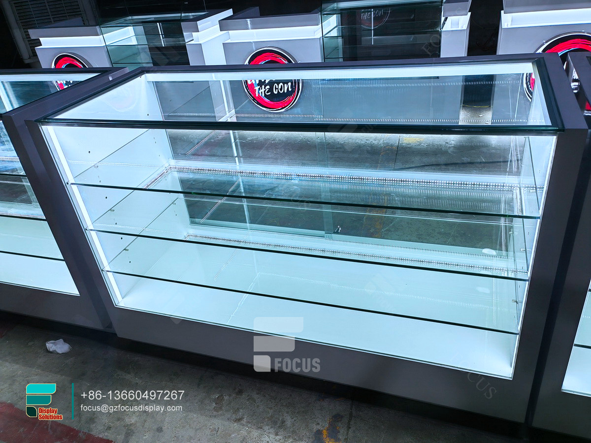 cannabis dispensary retail display showcase counters cabinet