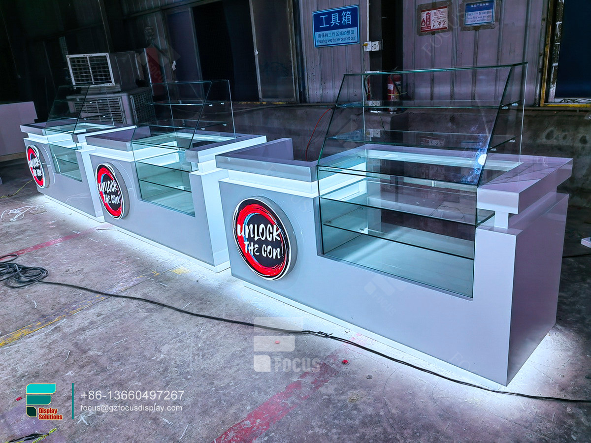 cannabis dispensary retail display showcase counters cabinet